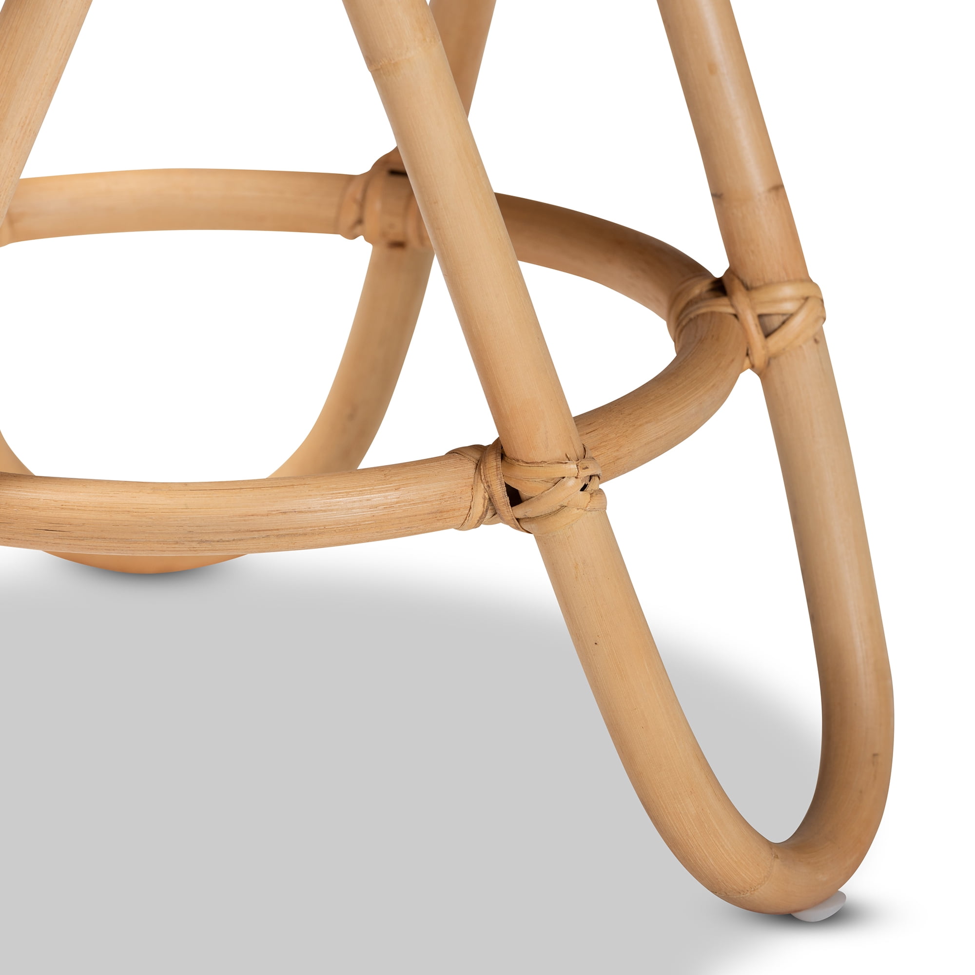 bali & pari Rinjani Rattan End Table, Brown