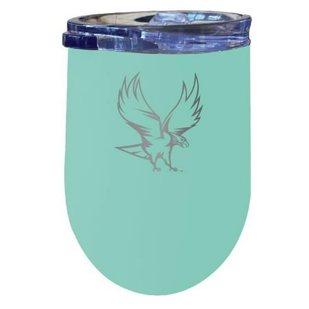 

R & R Imports ITWE-C-NCC20S North Carolina Central Eagles 12 oz Insulated Wine Stainless Steel Tumbler Seafoam