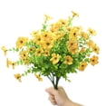 thumbnail image 3 of Visland 4PCS Artificial Flowers, Plastic Flower Plants for Outdoor, Faux Flowers in Bulk Silk Fake Flowers for Indoor Vase Pots Hanging Planters Decorations, 3 of 4