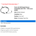 thumbnail image 2 of Front Left ABS Speed Sensor - Compatible with 1992 - 1996 ES300 1993 1994 1995, 2 of 2