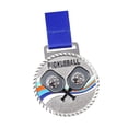 thumbnail image 2 of Sharprepublic Award Medal Pickleball Basketball Football Sports Award Winner Medal silvery, 2 of 8