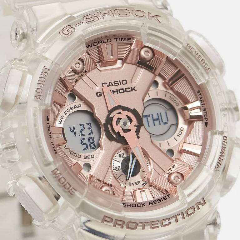 Casio G-Shock GMA-S120SR-7A Ladies Watch, Analog-Digital Casio G-Shock GMA-S120SR-7A Ladies Watch, Analog-Digital