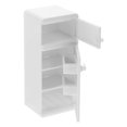 thumbnail image 1 of UPOUART Mini Fridge for Dollhouse Vertical Refrigerator 1Pack 4.00X4.50X11.00in Photography Model Fridge, 1 of 7