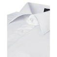 thumbnail image 3 of Omega Men's Short Sleeve Dress Shirt (White, 5XL), 3 of 4