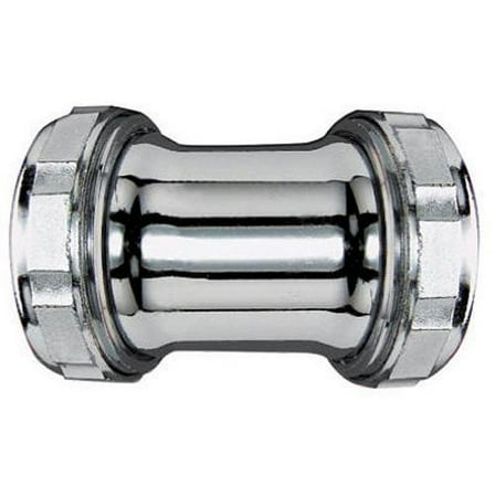 Keeney 670K 22-Gauge 1-1/2-Inch by 1-1/2-Inch Straight Coupling, Chrome