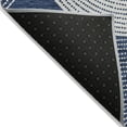 thumbnail image 5 of Addison Rugs Chantille Indoor/Outdoor Transitional Geometric Navy Machine Washable Round Rug, 8' x 8', 5 of 8