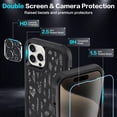 thumbnail image 4 of Funda de teléfono LOQUPE 5 en 1 para iPhone 15 Pro con protector de pantalla, 4 of 7