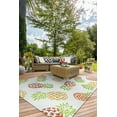 thumbnail image 2 of Couristan Covington Pineapples Indoor/Outdoor Area Rug, 2' x 4', Sand, 2 of 3