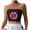 Black, variant on Alkepwun Breast Cancer Awareness Women's Strapless Bandeau Seamless Bra Non-Padded Wireless Tube Top