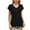 Black, variant on Summer Tops for Women Fashion Casual Spring and Summer New V-Neck with Loose Sleeveless Shoulder T-Shirt Top