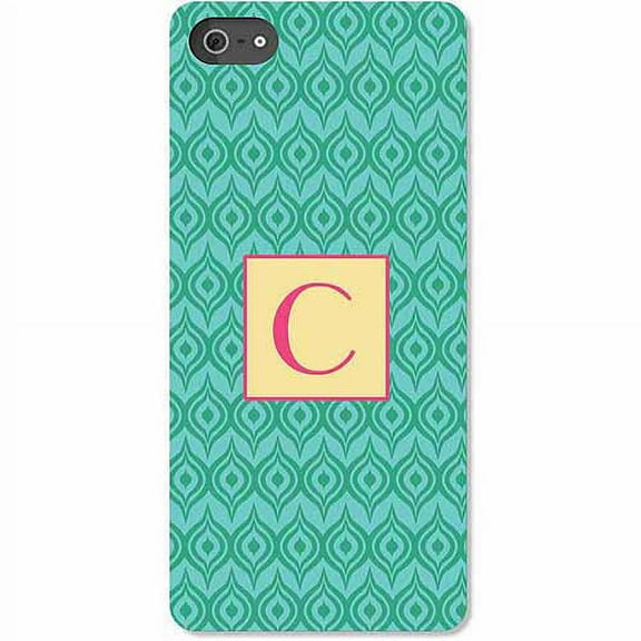 Personalized Green Ikat iPhone 5 Case