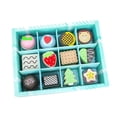 thumbnail image 2 of Postre para fiesta de té, juguete realista, postre, juguete artesanal de madera, juego de cocina con bandeja de almacenamiento, habitación infantil, 2 of 9