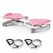 MERACH Waist twist Machine, slim waist and toned abs, 300 lbs weighing, can stand with feet apart, double non-slip, no noise use