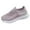 Light Purple, variant on Walking Shoes Women Casual Lightweight Slip on Loafers Comfy Soft Sole Stretch Knit Mesh Solid Color Sneakers Blue Size 9