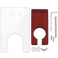 thumbnail image 1 of Carpet Trimmer Guide for Rug Tufting Solid Wood Acrylic Carpet Trimmer Holder Keep Rug Surface Uniform Shearing Guide with Screws for Home Office Hotel, 1 of 10