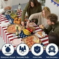 thumbnail image 5 of JWshufel Patriotic Disposable Party Supplies for Independence Day Memorial Day Veterans Day Festive Decorations Convenient and Sturdy Multicolor Plastic Utensils for Easy Cleanup, 5 of 6