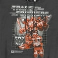 thumbnail image 2 of Transformers 40th Anniversary Predaking Box Unisex Adult Pull-Over Heather Hoodie, Black Heather, 2X-Large, 2 of 3