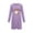 # Purple, variant on Taqqpue Womens Sleepshirt Long Sleeve Crew Neck Cotton Nightgown Halloween Graveyard Print Oversized Knee Length Casual Pullover Lightweight Sleep Gown for Women All Plus Sizes