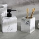 thumbnail image 2 of Set Baño Skab 2 Piezas Marmoleado Blanco, 2 of 3