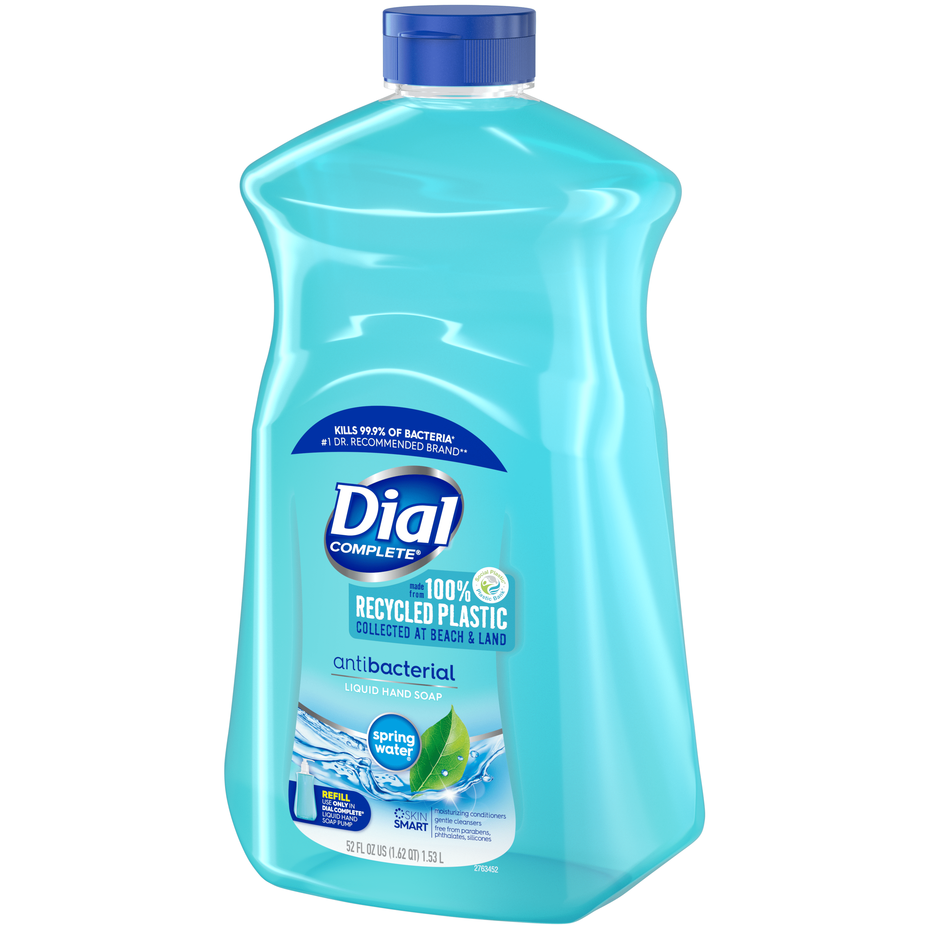 Dial liquid antibacterial hand on sale soap spring water