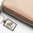 thumbnail image 5 of Horse Watercolor Design With Daisies Metal Rectangle Keychain, 5 of 7