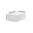 thumbnail image 4 of Sentmoon Bins with Lids Plastic Boxes for Storage Desktop Storage Drawer Organizer Lingerie Storage Boxes Stationery Storage Boxes M, 4 of 7