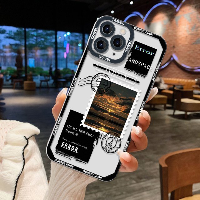 Love Heart Phone Case For iPhone 11 Case iPhone 15 Pro 13 12 14 Pro Max 12 Mini XR XS X 7 8 Plus SE Soft Silicone Flower Cover RJ