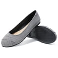 thumbnail image 2 of Women's Wide Width Ballet Flats - Casual Comfortable Round Toe Plus Size Flat Shoes, 2 of 7