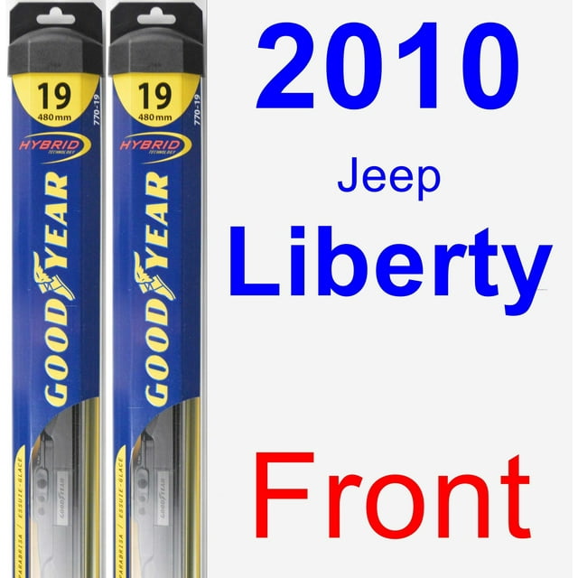 2010 Jeep Liberty Wiper Blade Set/Kit (Front) (2 Blades) Hybrid