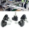 thumbnail image 4 of Tuerca de Perilla Giratoria de Agarre Manual Perilla de Sujeción 5 Uds Perilla de Ajuste de Ajuste Manual Triangular de Tornillo M6 x 32x10 Tornillos de Pulgar ANGGREK Otros, 4 of 8