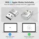 thumbnail image 2 of Mouse Jiggler AUEDROT Metal USB Mouse Mouse Mouse, plateado, 2 unidades, 2 of 7