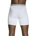 thumbnail image 3 of Fruit of the Loom Men's CoolZone Fly White Boxer Briefs, 5 Pack, 3 of 7