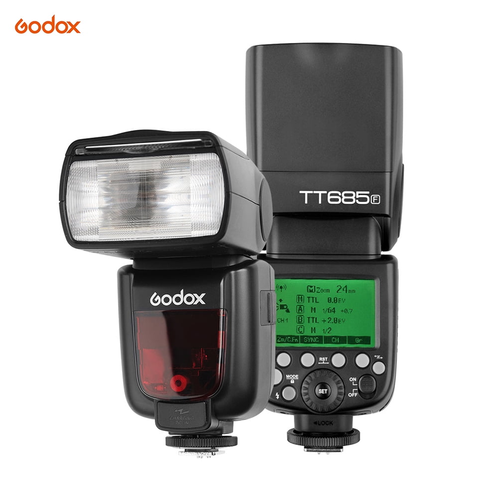T1/X-Pro1/X-T10/X-E1/x-a3/x100 F/X100T Godox ThinkLite tt685 F cámara ttl Flash Alta Velocidad 1/8000s GN60 para cámara Digital Fuji X-Pro2/x-t20/x-t2/X