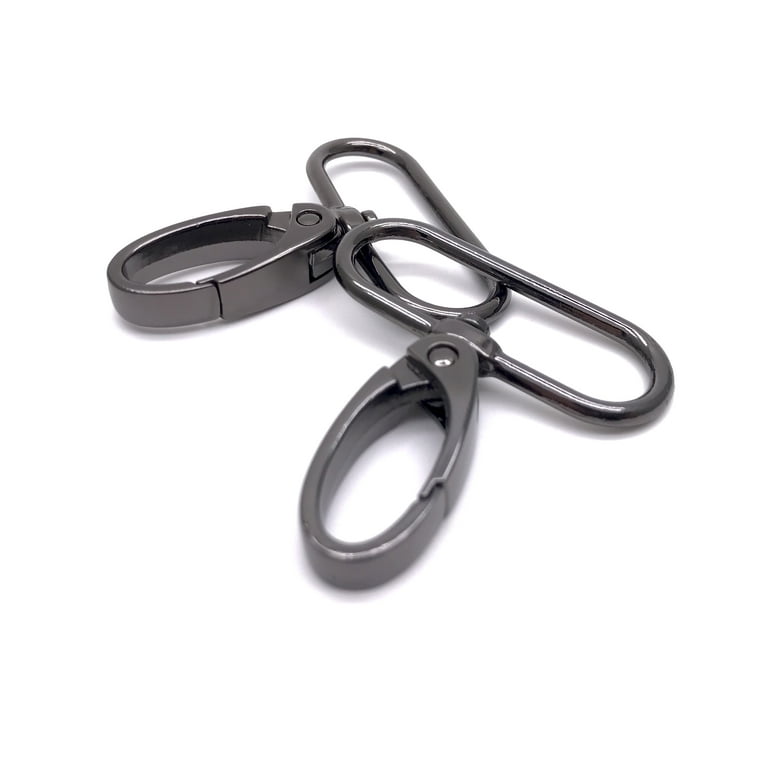  20pcs Swivel Clasps Lanyard Snap Hook and Flat Key Rings Metal  Hooks Key Chain Clip Swivel Lanyard Snap Hook Lobster Claw Clasp for  Crafts, Keychain Clip Lanyard, Jewelry DIY, Silver Black