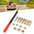 thumbnail image 1 of Kit de Réparation de Filetage 15 Pcs/Ensemble Universel Voiture 7 Métriques Robinets de Refiler Outil, 1 of 7