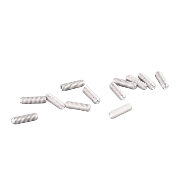 Guitar Bridge Saddle, 12PCS Bone Guitar Saddle Height Adjustment Screws Bridge Height Adjusting Hex Screws For String Classical Guitar