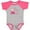 Baseball Heather and Hot Pink, variant on Inktastic I Have Been Promoted to Big Sister Pink Girls Baby Bodysuit