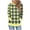 Yellow, variant on CFLVAEK Plaid Hoodies for Women Casual Drawstring Hooded Pullover Tops Loose Fitting Long Sleeve Hoodie with Pocket Fall Fashion Clothing 2025 Yellow S