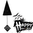 thumbnail image 4 of Campanas de viento navideñas, creativas campanas de viento de hierro forjado con forma de triángulo, colgantes para decoración de patio, 4 of 6