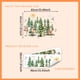 thumbnail image 3 of Ganfancp Forest Quiet Wall Stickers Decoración de La Habitación de Los Niños Kindergarten Autoadhesivo Pegatinas de Pared Rebajas Flash Deals 1X Adhesivo Mural, 3 of 5