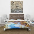 thumbnail image 3 of Designart 'Stream In Winter Forest Valley' Lake House Duvet Cover Set, 3 of 5