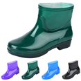thumbnail image 2 of AUDeals Men's Short Rubber Rain Boots Waterproof Non Slip Mid Calf Mud Shoes Garden Work Outdoor Boots, 2 of 9