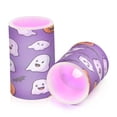 thumbnail image 7 of Yayeee Flameless Candles with Remote Flickering Battery Operated Multi Color Changing, Halloween Ghosts Purple, 7 of 7