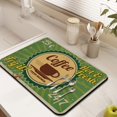 thumbnail image 3 of Dish Drying Mat, Coffee Mug Farmhouse Design Absorbent Coffee Bar Mat for Countertops, Coffee Bar Accessories for Kitchen Counter Coffee Maker Coffee Pot Dining Room Decoration 18x24in, 3 of 7