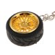 thumbnail image 5 of 2 Llaveros para Coche, Diseño Creativo de Llanta, Cubo, Cadena, Llavero Colgante Dorado 2 piezas, 5 of 8