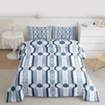 thumbnail image 2 of Manfei Geometric Honeycomb Bedding Comforter Set 2pcs for Female Men,Abstract Stripes Twin Comforter Sets Microfiber,Vintage Aesthetic Breathable Bedding Set,Microfiber Bedroom Decor,Reversible, 2 of 8