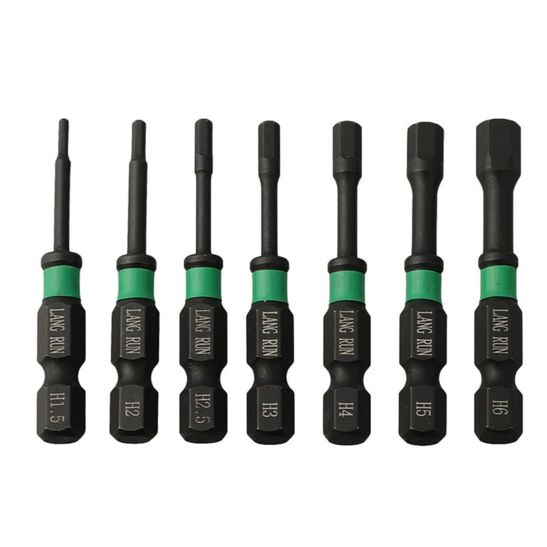 50mm 1 4 hex Shank Screwdriver Bit Magnetic Impact Driver H1.5 H6 repair tool Walmart