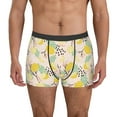 thumbnail image 4 of Wukai Lemon Leaves Print Men’s Underwear Breathable Boxer Briefs,&nbsp;Moisture Wicking & Breathable-XX-Large, 4 of 7