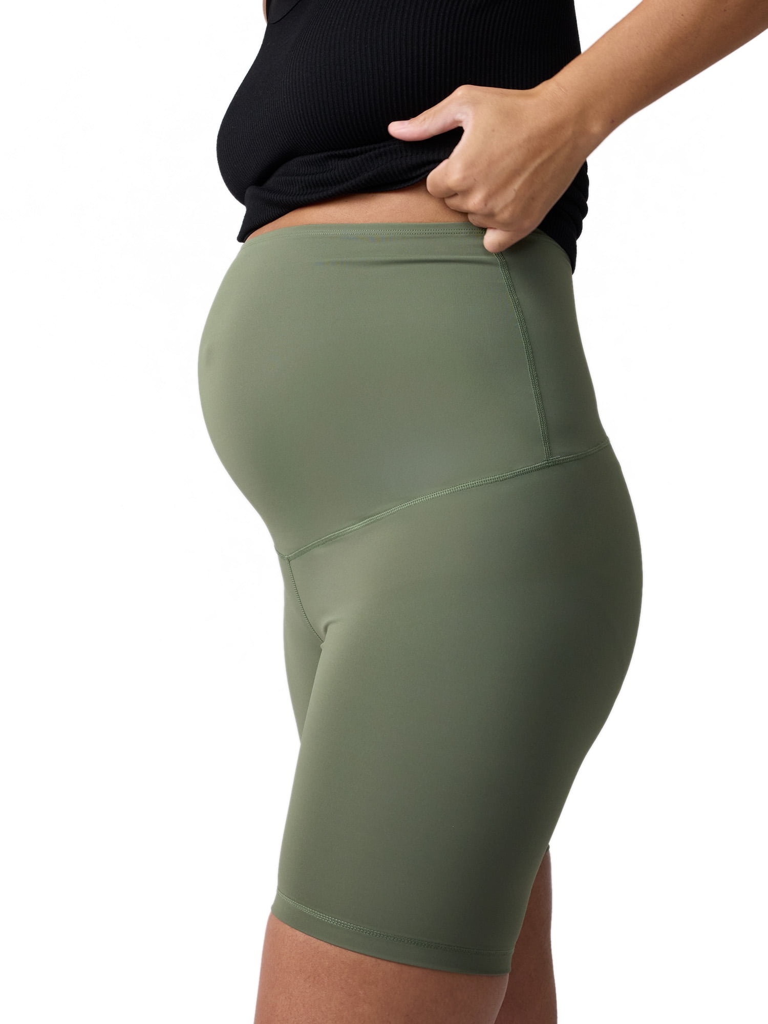 Ingrid & Isabel For Every Belly Women's Maternity Biker Shorts, Available in Sizes S-XXL