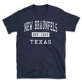 thumbnail image 1 of New Braunfels Texas Classic Established Men's Cotton T-Shirt, 1 of 1
